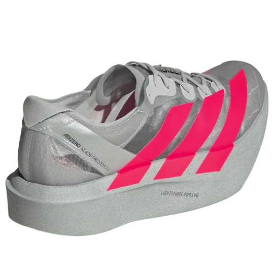 IMG_5131 adidas Adizero Adios Pro Evo 2 'Silver Metallic Lucid Red