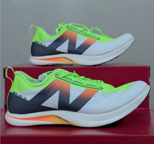 New Balance FuelCell SuperComp MDXv3 white GREEN